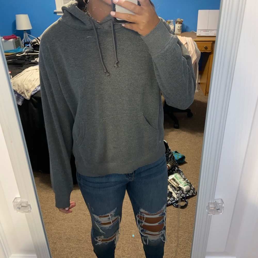 H&M dark gray sweatshirt